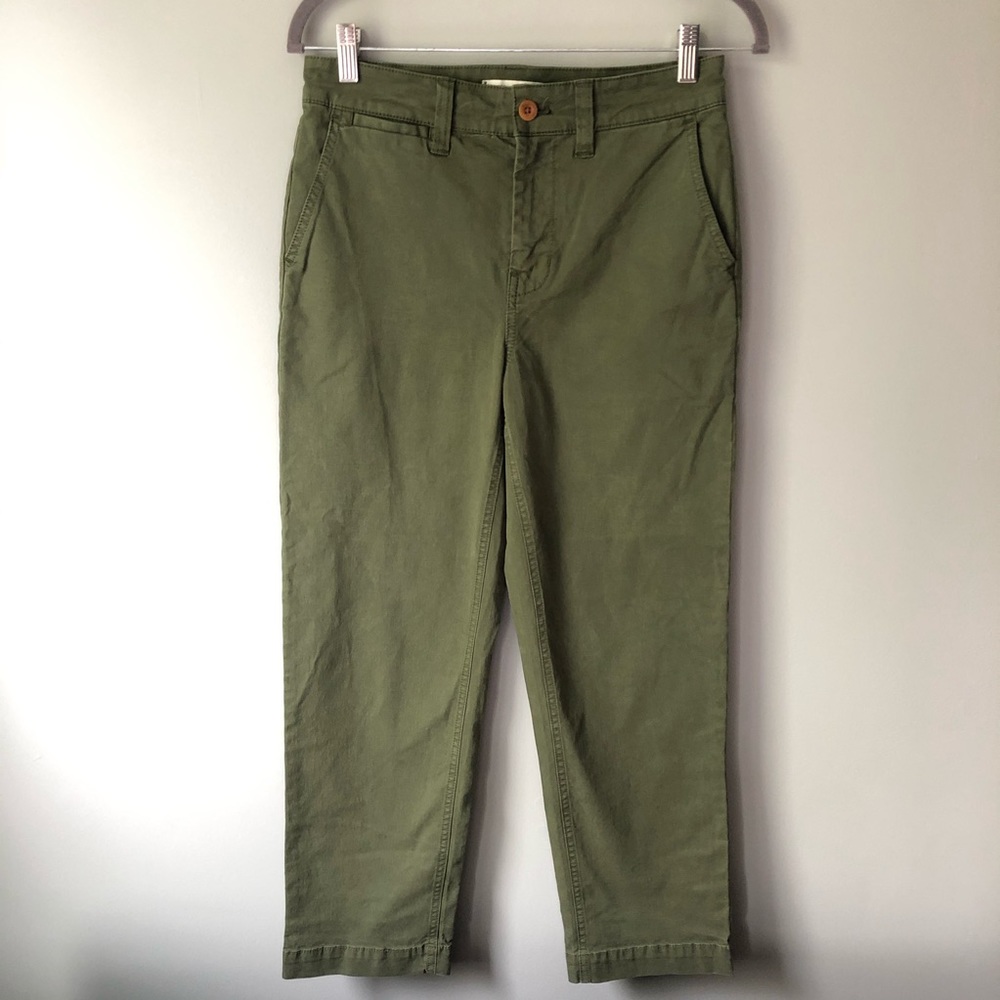 Madewell High Waist Straight Leg Chino Pant - Picture 1 of 3